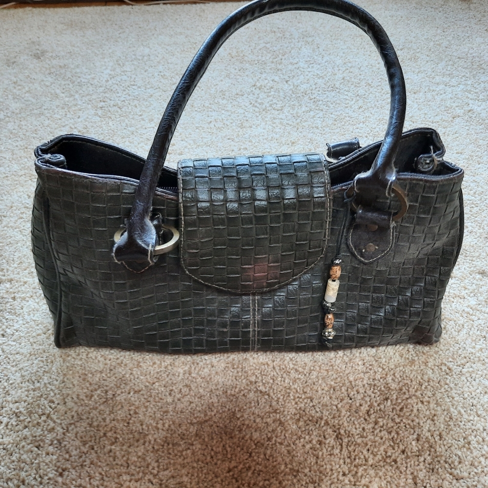 Pine green purse